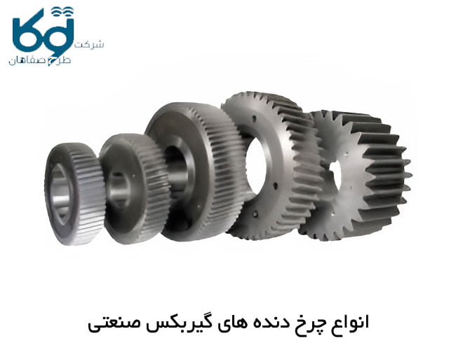 انواع چرخ دنده های گیربکس صنعتی