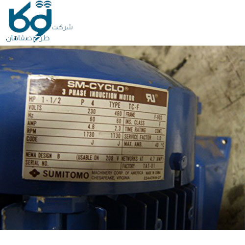 پلاک خوانی گیربکس صنعتی